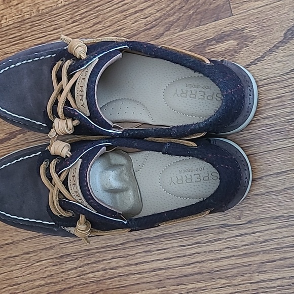 Sperry Songfish Dark Brown Suede Topsiders - Size 6 - Picture 7 of 12
